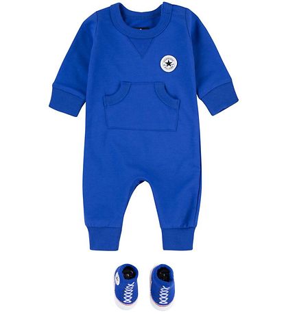 Converse Set - Strampler/Socken - Blau/Weiß