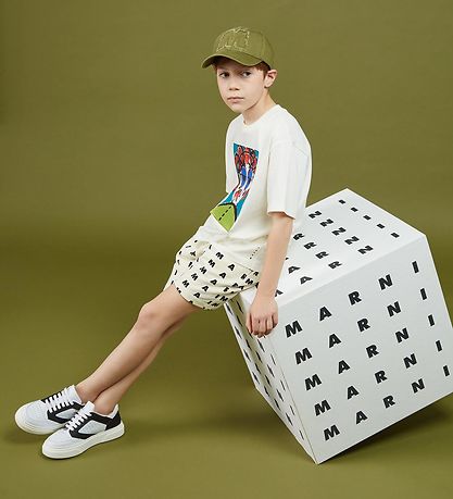 Marni Shorts - Beige m. Svart