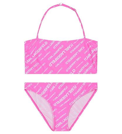 Karl Lagerfeld Bikini - Pink m. Wei