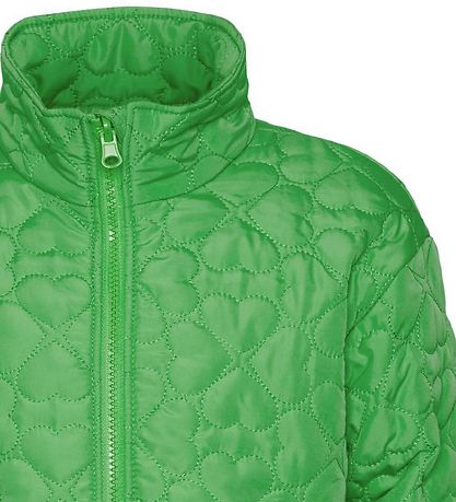 Pieces Kids Padded Jacket - PkHeart - Irish Green