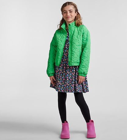 Pieces Kids Padded Jacket - PkHeart - Irish Green