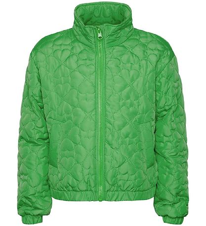 Pieces Kids Padded Jacket - PkHeart - Irish Green