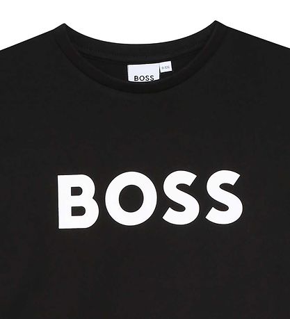 BOSS T-shirt - Black w. White