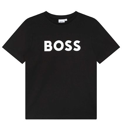 BOSS T-shirt - Black w. White