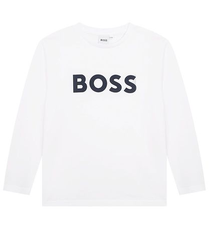 BOSS Blouse - White w. Navy