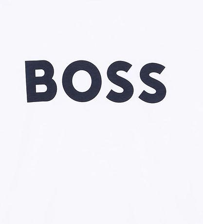 BOSS T-shirt - White w. Navy