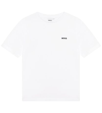 BOSS Stuttermabolur - Hvítt