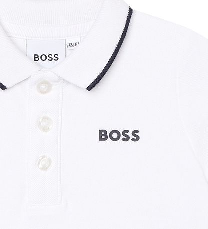 BOSS Polo - Hvítt
