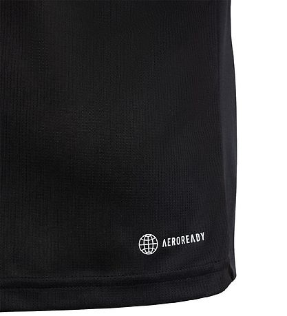adidas Performance Stuttermabolur - U TR-ES Lógó T - Svart/Hvítu