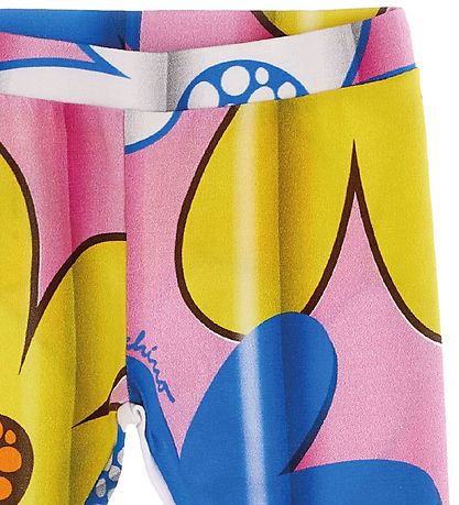 Moschino Leggings - Pink/Yellow/Blue