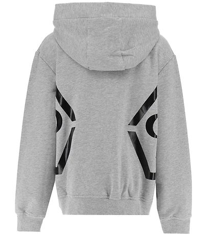 Philipp Plein Cardigan - Grey Melange w. Black