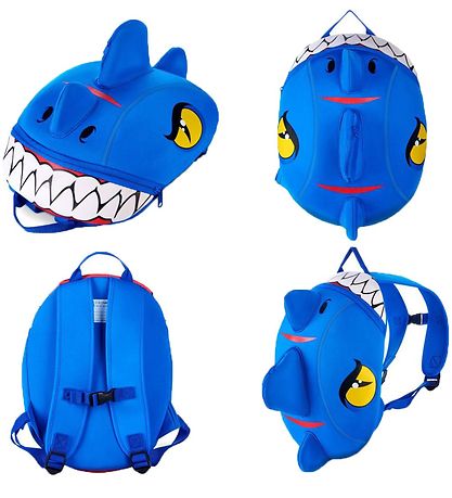 Crazy Safety Kindergartentasche - Drache - Blau
