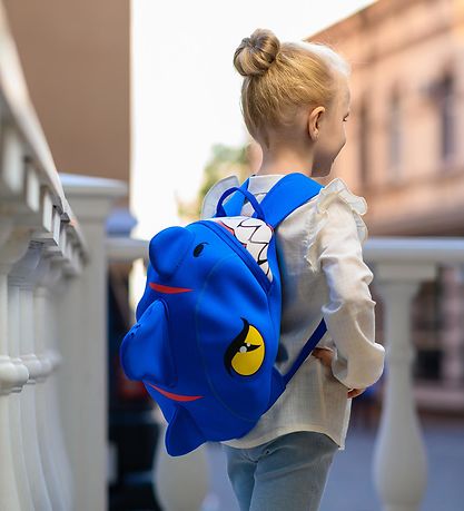 Crazy Safety Kindergartentasche - Drache - Blau