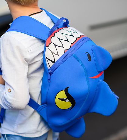 Crazy Safety Kindergartentasche - Drache - Blau