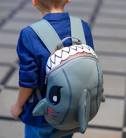 Crazy Safety Liten Ryggsäck - Shark - Grå