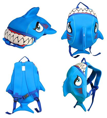 Crazy Safety Liten Ryggsäck - Shark - Blå