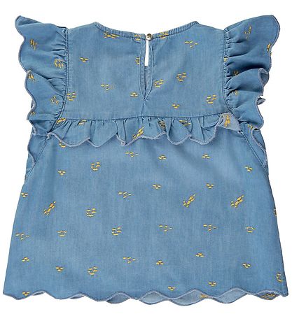 Soft Gallery Topp - SgFlorin - Chambray - Blue Denim