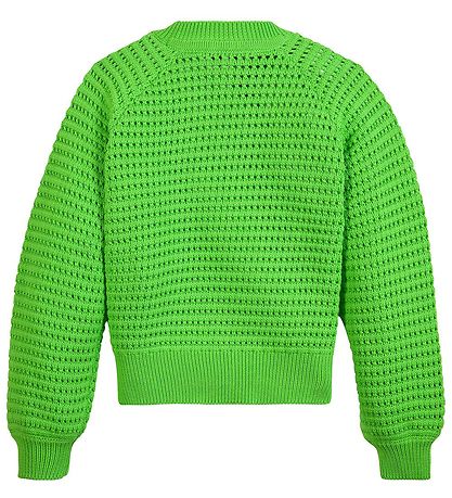 Tommy Hilfiger Tröja - Stickad - Virkning - Spring Lime