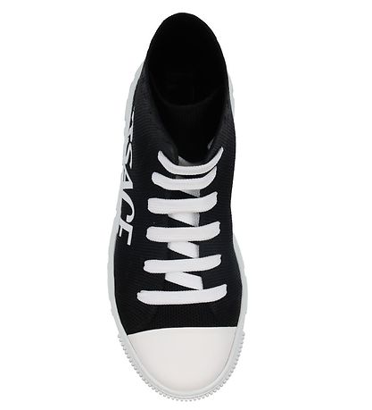 Versace Boots - La Greca Hightop - Black w. Logo