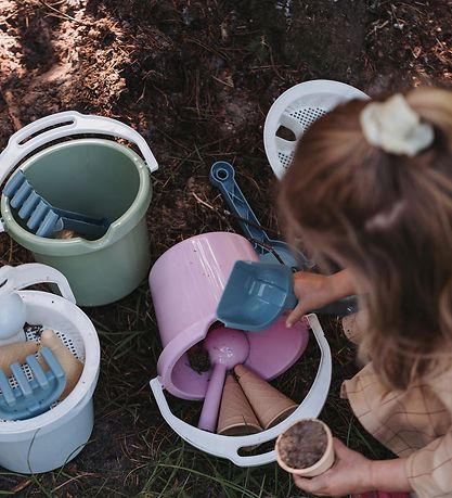 Dantoy Bucket Set - 8 Parts - Thorbjørn - Green