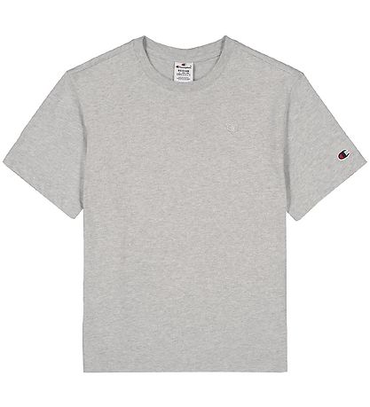 Champion Fashion Stuttermabolur - Crewneck - Grár