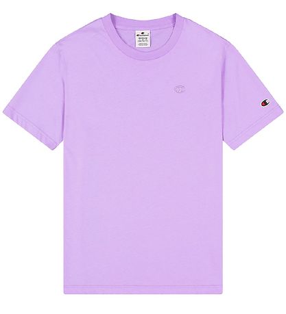 Champion Fashion T shirt Crew neck Purple KW IE
