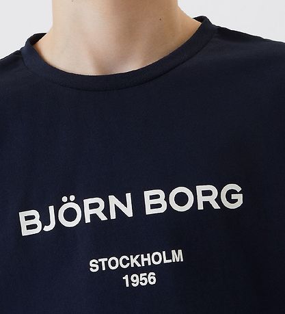 Bjrn Borg T-shirt - Castle Logo - Navy