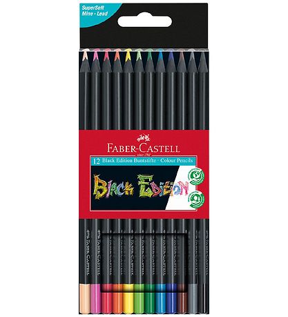 Faber-Castell Crayons de couleur - 12 pces - Triangulaire - Mult