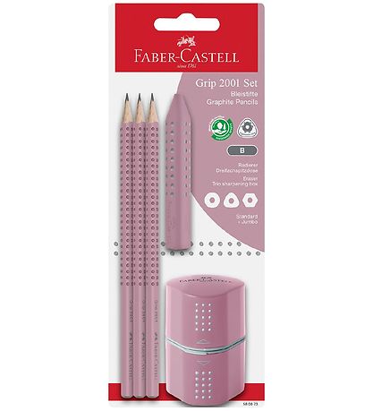 Faber-Castell Blýantasett - 5 Partar - Bleikt