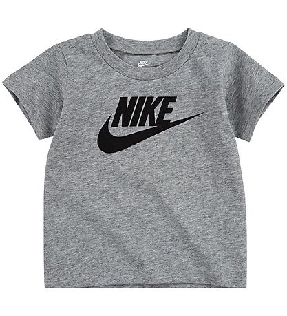 Nike Stuttermabolur - Dark Grey Heather