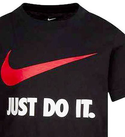 Nike Stuttermabolur - Svart