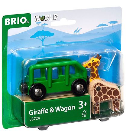BRIO Toys - Giraffe and Carriage