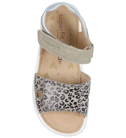 Superfit Sandals - Sparkle - Beige/Leo