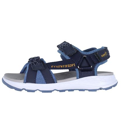 Superfit Sandalar - Criss Cross - Blár