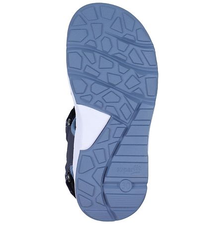 Superfit Sandalar - Criss Cross - Blár
