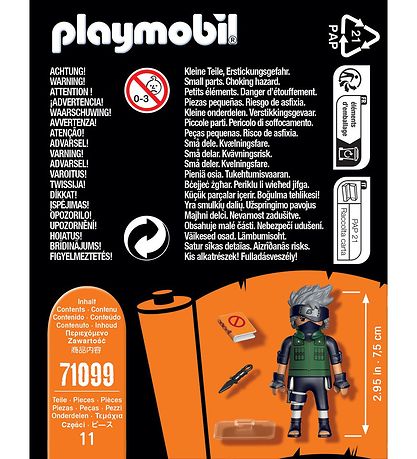 Playmobil Naruto - Kakashi - 71099 - 11 Partar