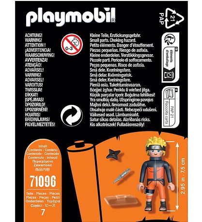 Playmobil Naruto - Naruto - 71096 - 7 Parts