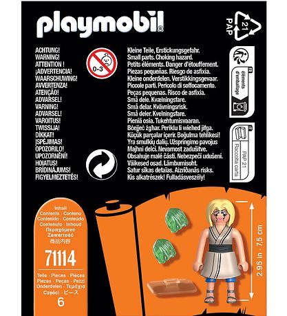 Playmobil Naruto - Tsunade - 71114 - 6 Partar