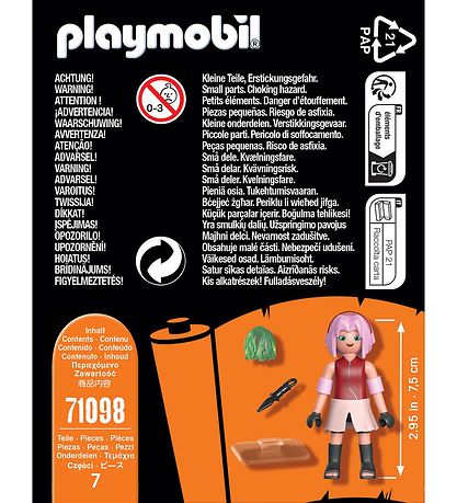 Playmobil Naruto - Sakura - 71098 - 7 Partar