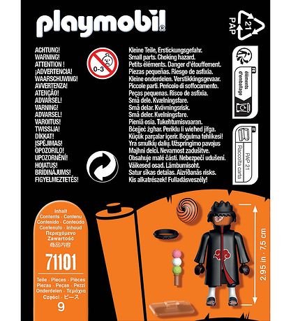 Playmobil Naruto - Tobi - 71101 - 9 Parts