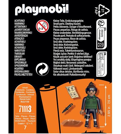 Playmobil Naruto - Iruka - 71113 - 7 Parts