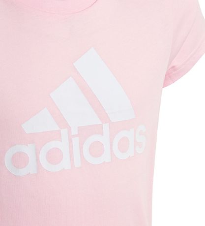 adidas Performance Stuttermabolur - G BL T - Bleikt/Hvítur