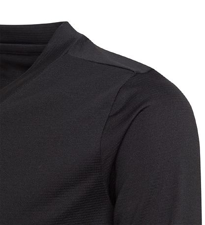 adidas Performance Bluse - Team BASIS Tee Y - Schwarz