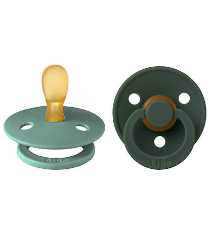 BIBS Colour Schnuller - 2er-Pack - Gr. 1 - Symmetrisch - Sage/Hu