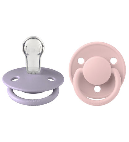 BIBS De Lux Schnuller - 2er-Pack - Rund - Blossom/Dusky Lilac