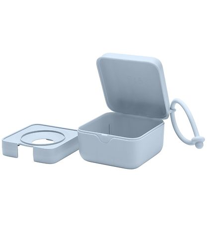 BIBS Pacifier box - 7x5 cm - Baby Blue