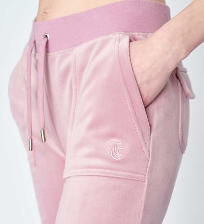 Juicy Couture Velvet Trousers - Pink Nectar