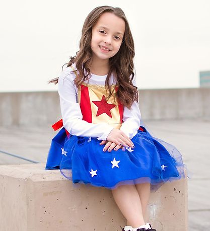 Great Pretenders Costume - Superhero - Blue/Red/Gold