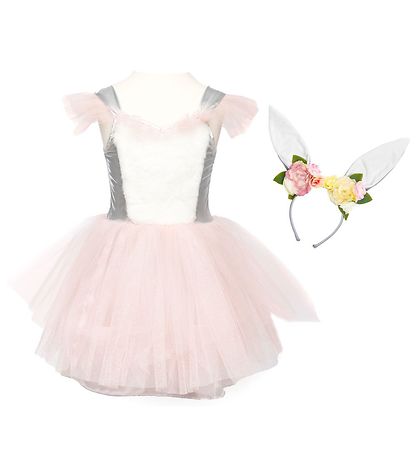 Great Pretenders Costume - Dress w. Hairband - Woodland Bunny