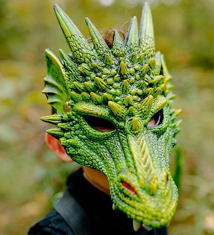 Great Pretenders Kostüm - Drachenmaske - Grün